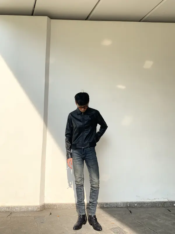 Quần Skinny Jeans Nam Nhập khẩu cao cấp | Dirty Blue Skinny Jeans Menswear Jeans 6