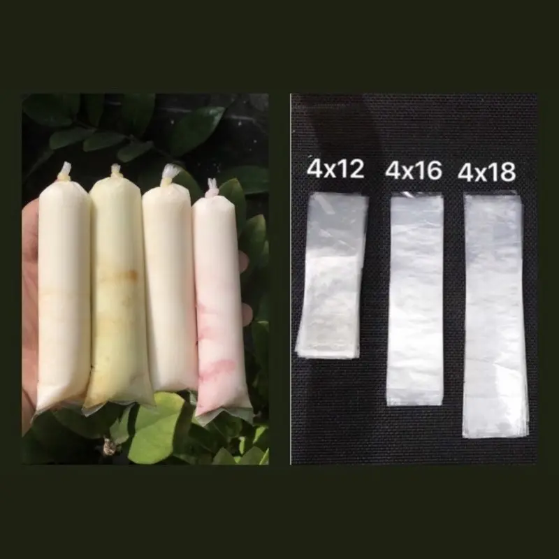 100g Túi Nylon PE bóng trơn đựng nước lèo, nước mắm, nước tương, nước chấm, túi sữa chua 7
