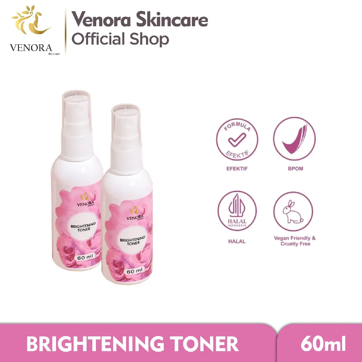TONER VENORA BRIGHTENING FACE TONER