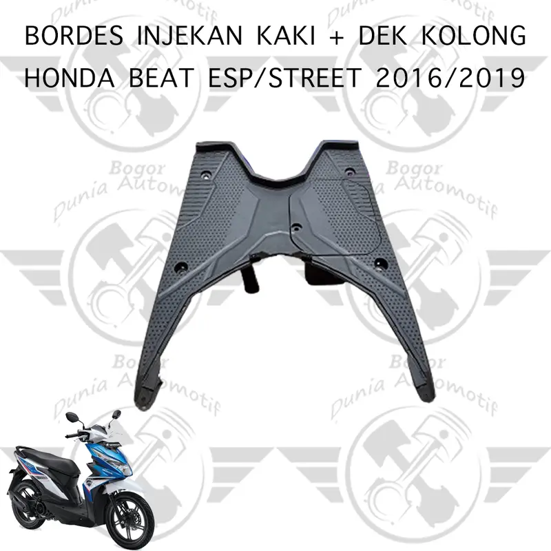 BORDES INJEKAN KAKI DEK ATAS DAN DEK KOLONG HONDA BEAT ESP STREET 2016 2017 2018 2019 1