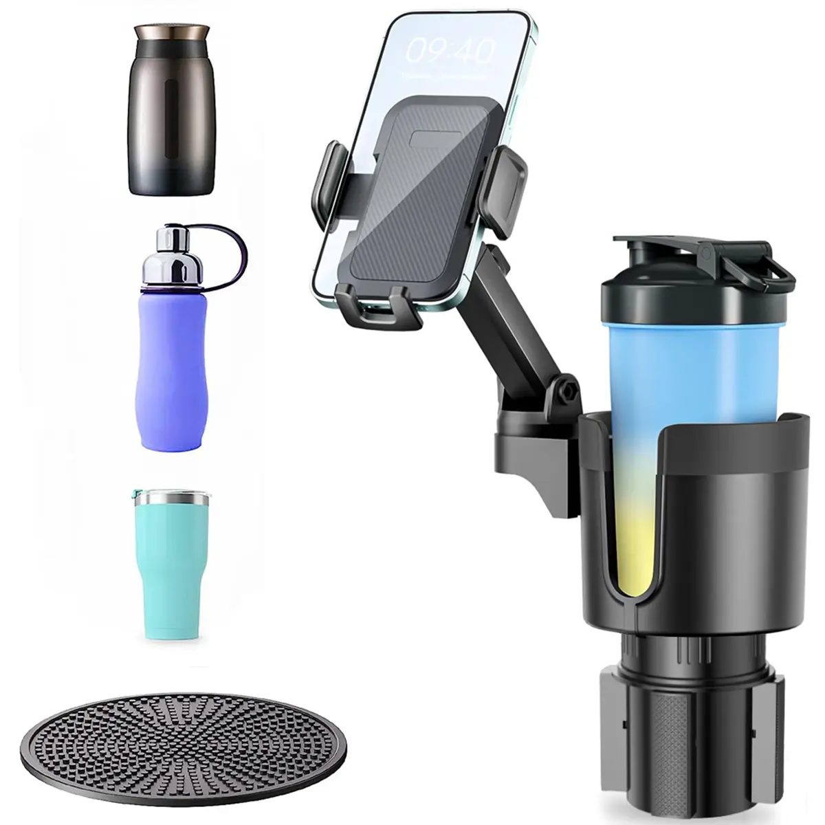 Mobile phone holder Car beverage holder Two-in-one holder Car mobile phone holder extender