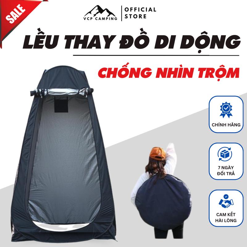 Lều thay đồ, lều cắm trại tự bung, lều vệ sinh dã ngoại kín đáo bền đẹp dùng cho du lịch ngoài trời, dã ngoại cắm trại tiện lợi - DCP15 Phụ Kiện Camping Cao Su Nam 1