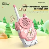 Gambar PIKYO Walkie Talkie Anak Wireless 2pcs - Jarak Jauh 300-600 Meter Mainan Edukasi Hadiah Anak Laki & Perempuan - 859A-SpacePony dari PIKYO INDONESIA Kab. Tangerang 4 Tokopedia
