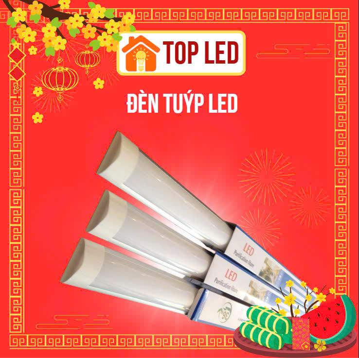 (40W) Combo 2 đèn, 5 đèn Tuýp LED Bán Nguyệt công suất 40w dài 1.2m siêu sáng tiết kiệm điện