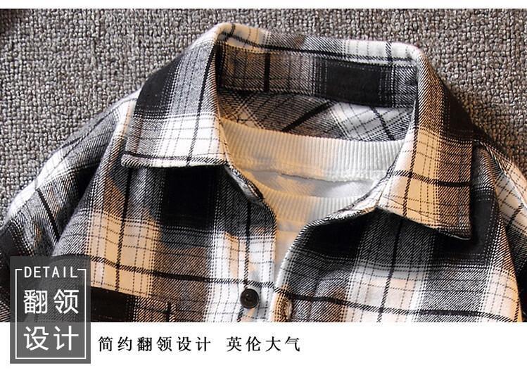 Product Introduction of Áo Sơ Mi Kẻ Sọc Cotton, Cho Bé Trai, Phong Cách Hàn Quốc, Trẻ Em Trung Bình Và Lớn, Thích Hợp Cho Mùa Xuân Và Mùa Thu, Hàng Mới Về 2024, Áo Dài Tay, Quần Áo Mùa Xuân 15