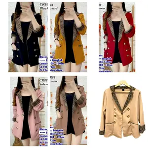 CR88 Blazer Import Bahan Katun Stretch Adem