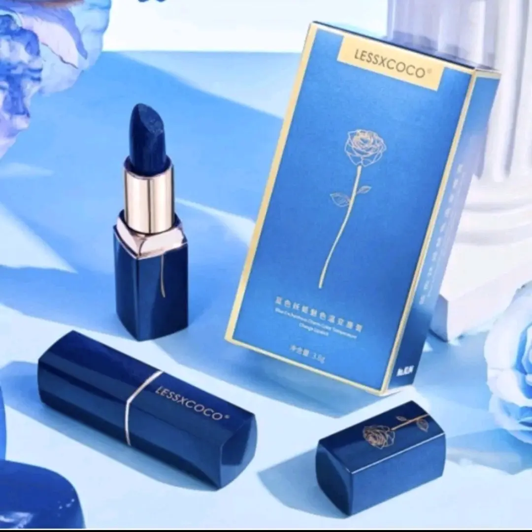 LESSXCOCO BLUE LIPSTICK COLOR