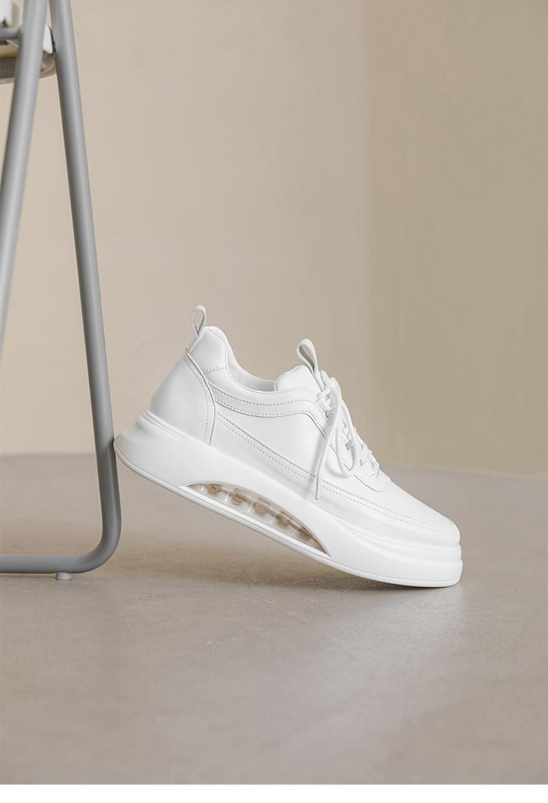 Product Introduction of Air Cushion White Shoes for Men, New Autumn Trendy Versatile Casual Shoes, Men's Fashion Shoes, Thick-Soled Height-Increasing Sneakers 10