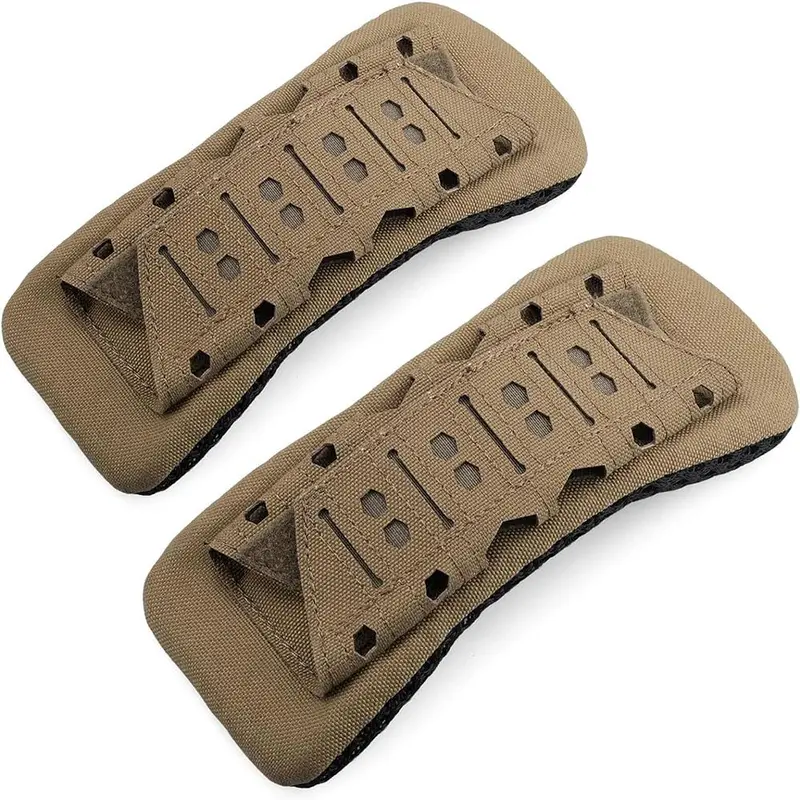 Outdoor Tactical Shoulder Pad, Breathable Laser Cut Tactical Vest Buffer Non-slip Shoulder Pad, Shoulder Strap Pad for Outdoor Sports 2