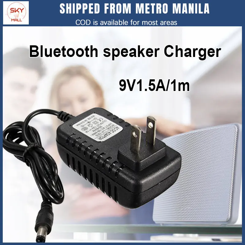 1pc 9V 1.5A US Bluetooth Speaker Charger Power Charger for Bluetooth Wireless Speaker High Quality