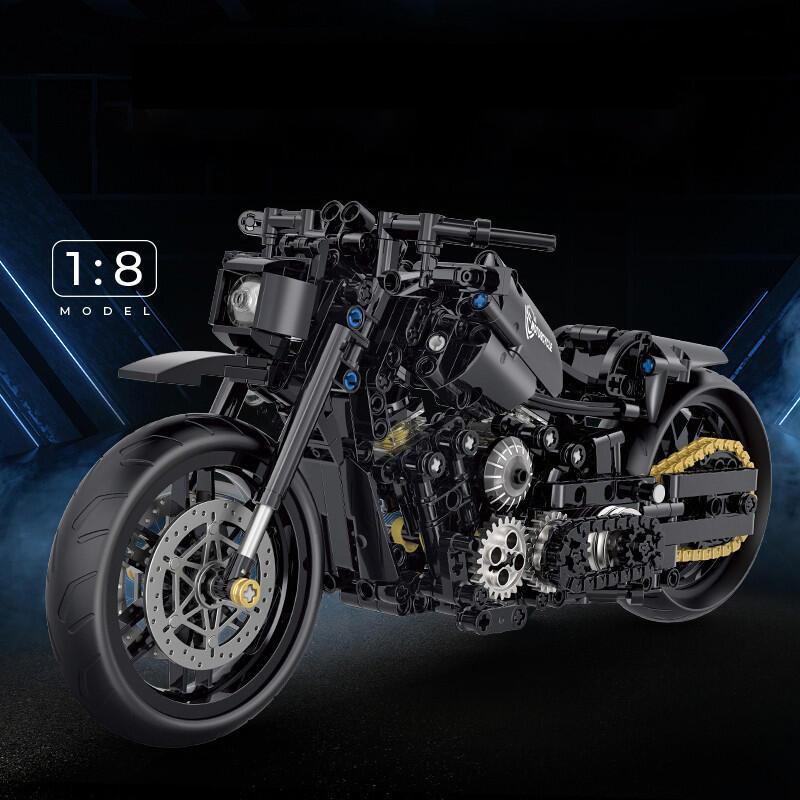 Product Introduction of 2024 Speed Champions Modern High Tech Technic Moto Dirt Bike Racing Motorcycles Model Building Blocks Sets Brick Kids 5