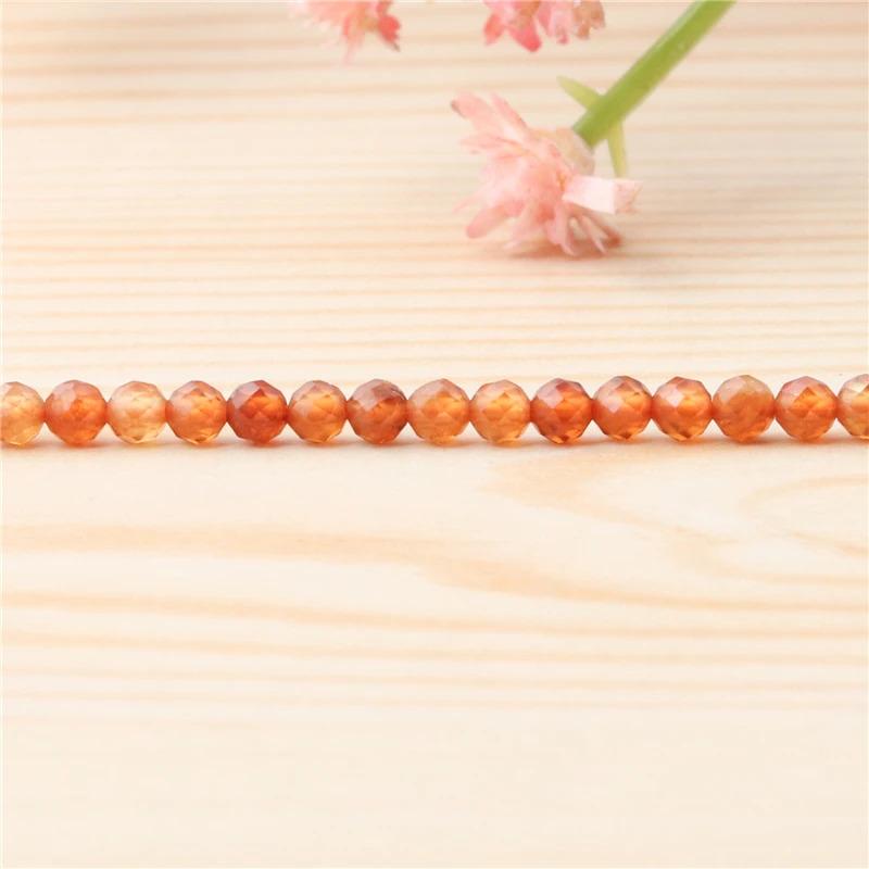 Product Introduction of Natural Stone Garnet Rudy Citrine Malachite Opal Tourmaline  Round Faceted Beads Size 2 3 4MM For Jewelry Making Diy Bracelet 37