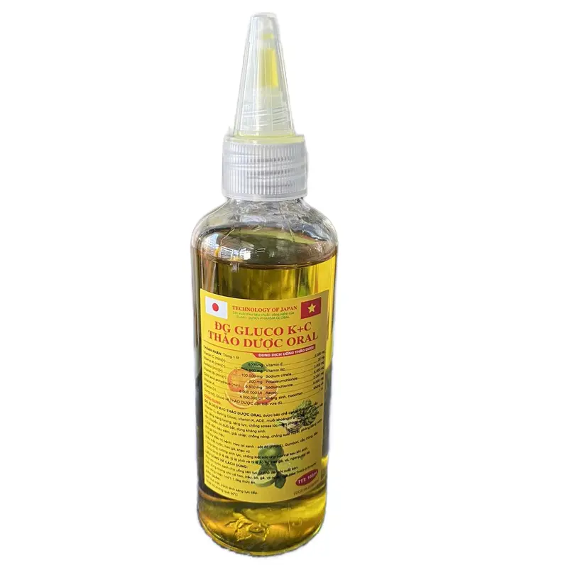 Glucok c thảo dược 100ml - Cung cấp chất điện giải đường và muối khoáng cho vật nuôi 0