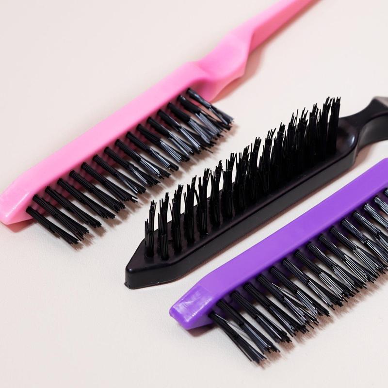 3pcs Hair Brush Set, Hair Styling Comb, Wet and Dry Use Pointed Tail Tools for Women 3