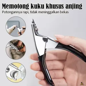 Gunting Kuku Anjing dan Kucing, Gunting Herringbone Baja Tahan Karat, Pemotong Kuku Hewan Peliharaan, Aman dan Tahan Lama, Produk Perawatan Hewan Profesional, Pemangkasan Kuku Mudah dan Efisien