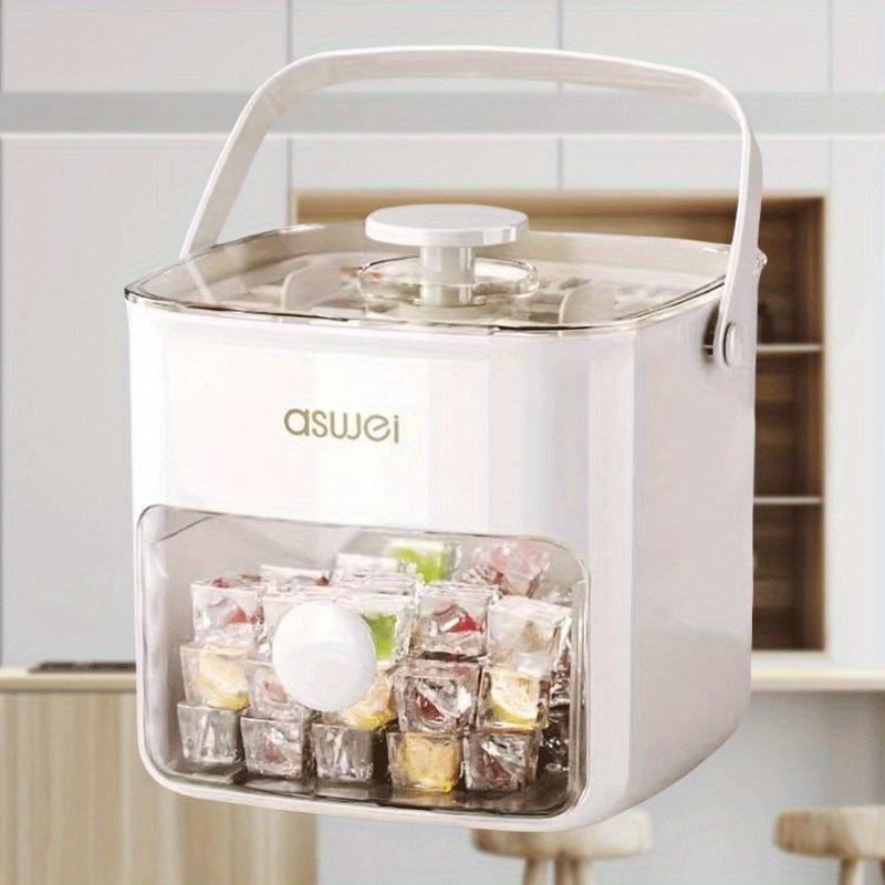 Product Introduction of Countertop Ice Machine, 24-Hour Ice Making, Portable Ice Machine, Home Kitchen Supplies, Portable Ice Maker Suitable for Home, Kitchen and Bar, Easy Homemade Ice Cube, Simple Operation, Just a Few Minutes. Ice Cube Mold 3