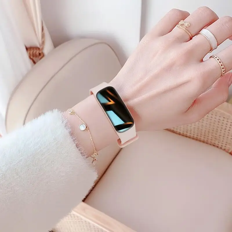 Gelang Pintar, Universal, untuk Telefon Bimbit Xiaomi dan Android, Jam Tangan Bluetooth, Pelbagai Fungsi, Sesuai untuk Sukan, dengan Jam Penggera, Gelang Pintar Pasangan, Aplikasi Mudah Alih Xiaomi Android Vivo, fjf5721my20241011