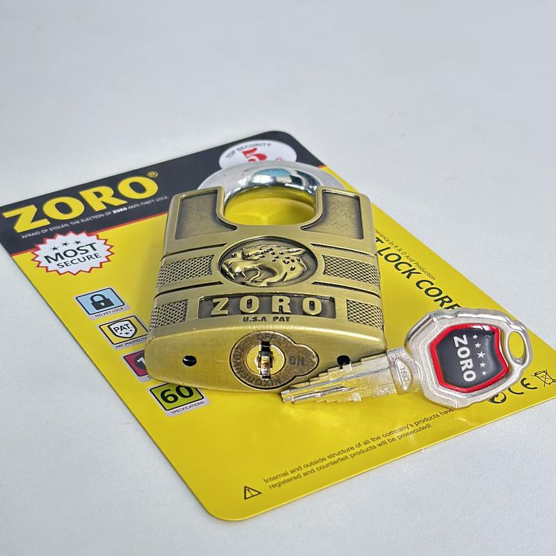 Product Introduction of Ổ khoá bấm đầu báo ZORO chống cắt cao cấp ZORO - chống rỉ sét - Khoá bấm đầu báo Zoro - Ổ khoá chìa xe hơi 22