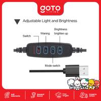 Gambar (Crazy Deal) Goto [COD] Lumen Ring Light Stand Tripod Ringlight Lampu Selfie dari Goto Living Kota Tangerang 3 Tokopedia