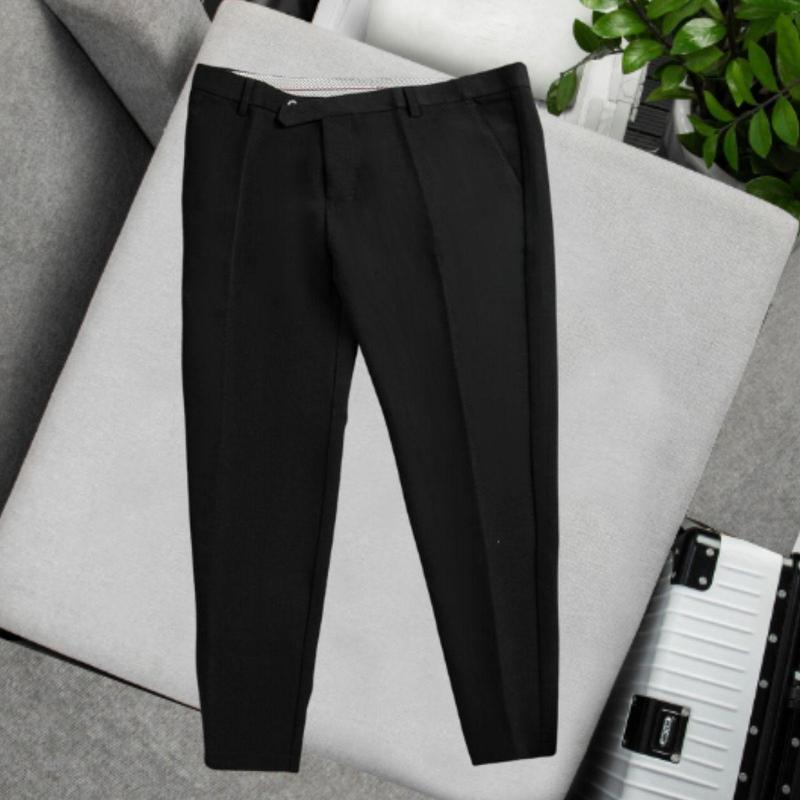 BIG SIZE 38-46 Quần tây âu nam phom xuông chất co giản 4 chiều mền min Menswear Pants Nhung Thun quần âu thông thường đường phố sang trọng