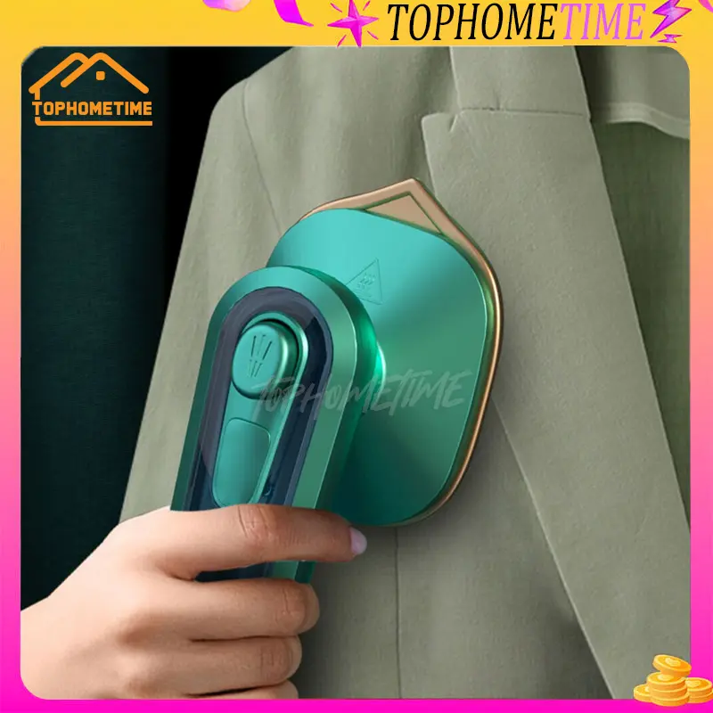 TOPHOMETIME (COD) Handheld Flat Iron With 3 Gears Mini Foldable Electric Steam Iron Small Steam Iron Portable Ironing