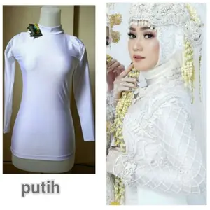 Manset Licra Premium(All Size)/Manset Lycra/Dalaman Untuk Kebaya Pengantin