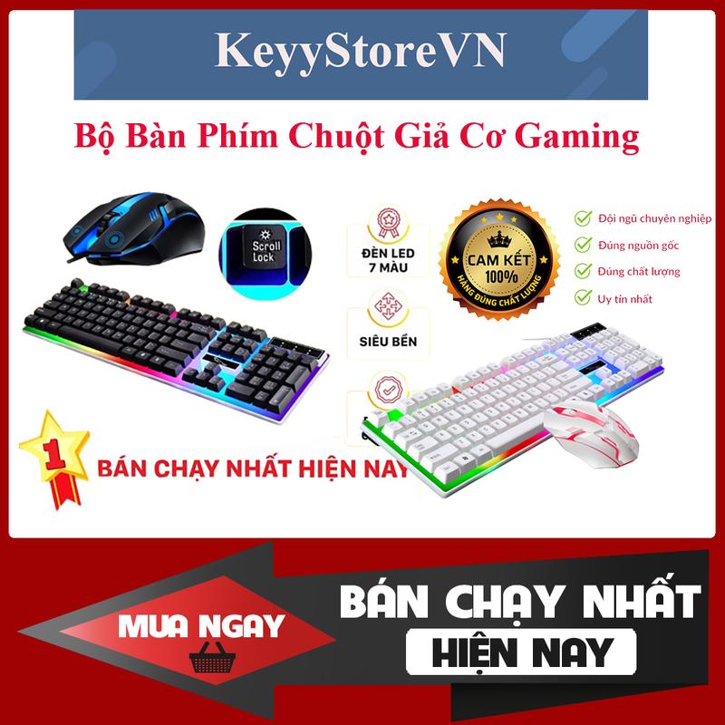 Bộ Bàn Phím + Chuột Gaming GTX350 - G21B Có dây Kèm Chuột Máy Tính LED 7 Màu Giá Tốt Nhất