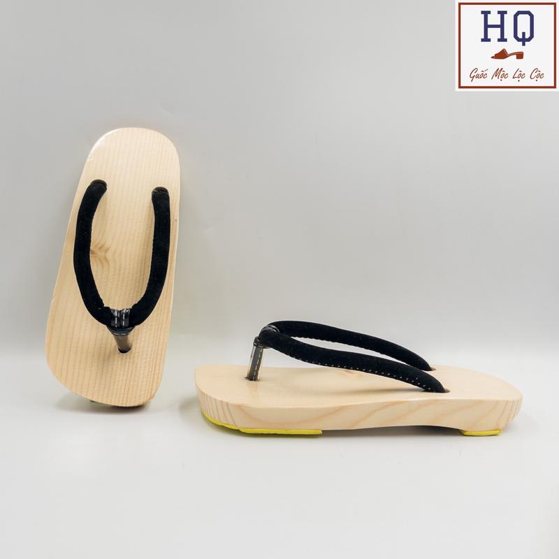 Guốc cho bé gái bé trai size 7-9 dép kẹp gỗ quai xỏ ngón nhung Hội Đồng guốc mộc cho bé mặc áo dài tứ thân bà ba yếm đồ lam đi chùa phụ kiện chụp ảnh diễn văn ng