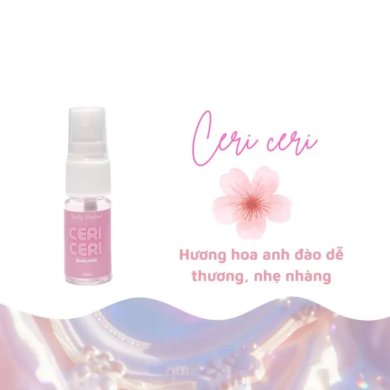 [10ml] Xịt thơm Body Mist, xịt thơm nhỏ gọn, tiện lợi mang đi du lịch, đi chơi 2