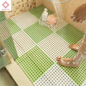 Tấm lót sàn,thảm nhựa lỗ kháng khuẩn,chống trơn,trượt kt30*30 cm, chống trơn hiệu quả