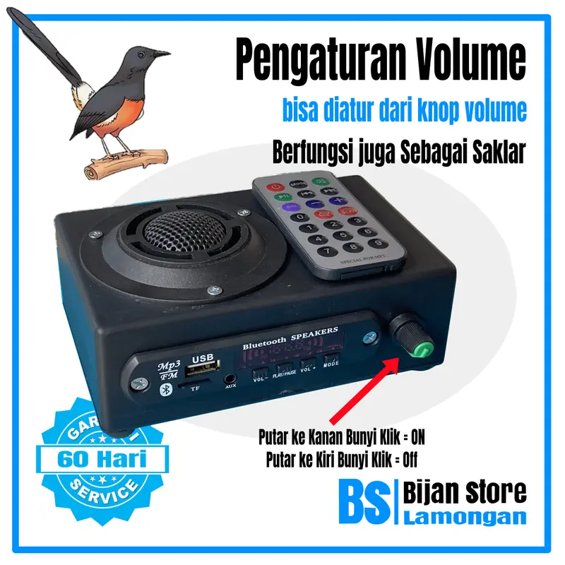 Masteran Burung Mp3 Type V 2.0 B Speaker Master Kicau Bird Mastering SIap Pakai 24 Jam 4