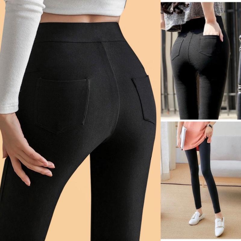 Quần legging nữ cạp cao có  chất liệu umi co giãn 4 chiều - Loza LQ103200 Women