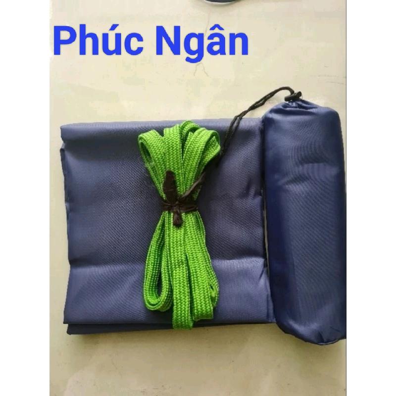 Võng dù 2 lớp: nhiều màu, dài 2,2m x 1,4m, tặng túi võng (kèm 4m dây dù bóng)#vongdu#võng dù#võng# Camping 2