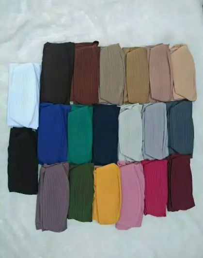 Hijab Instan Jilbab Polos Kerudung Bergo Pendek Sport Casual Ped 5