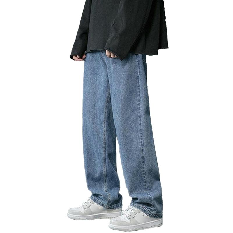 Quần Dài Quần Jean Baggy Nam, Phong Cách Hip Hop Hàn Quốc, Quần Ống Rộng Thẳng, Quần Thời Trang Đường Phố Ưu Đãi Tốt Nhất Của OXIA 8