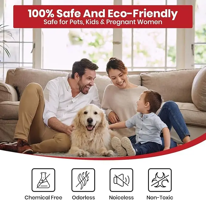 6 Packs Ultrasonic Pest Control Repeller, Electronic Pest Repellent Plug in Indoor for Insect Roaches Spider Ant Bug Mosquito Mouse Repellent for House Kitchen Garage Warehouse ultrasonic pest 6