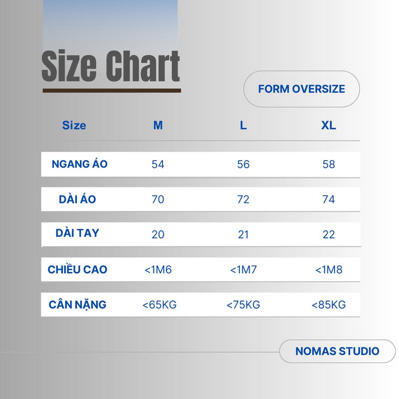 Product Introduction of Áo thun oversize NOMAS STUDIO, in lụa trame pain Tee 250gsm 0