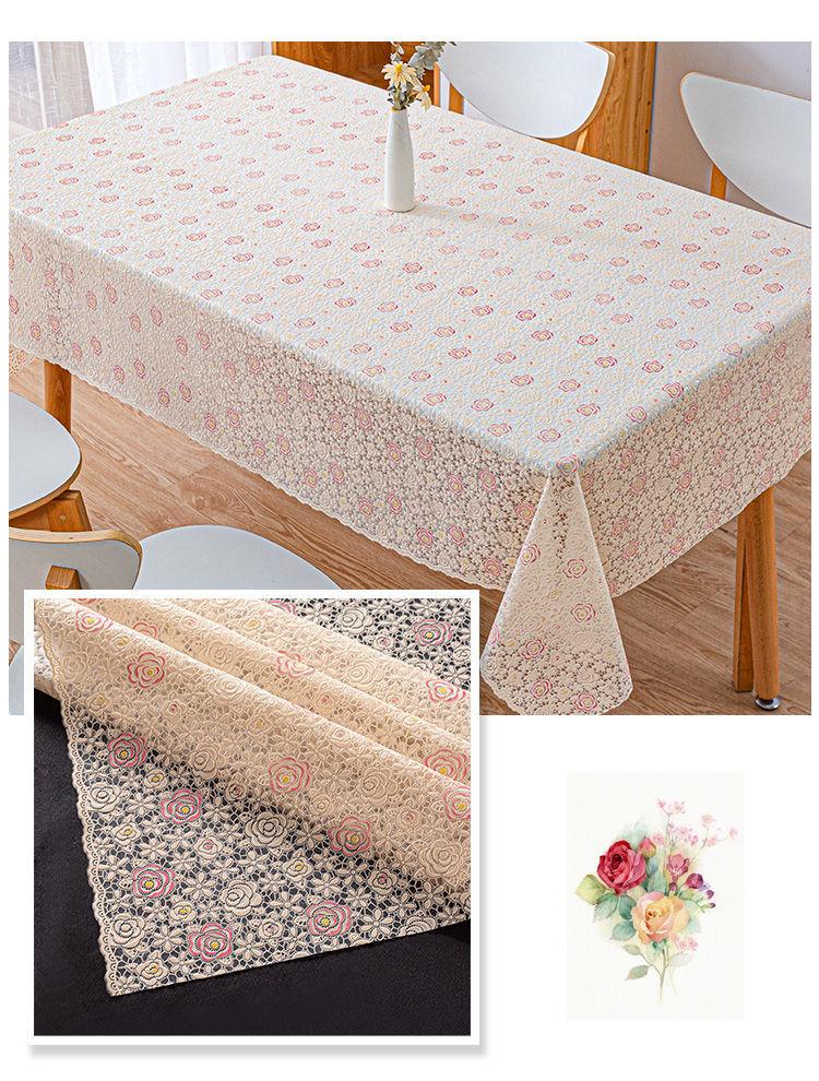 Product Introduction of Khăn trải bàn PVC, không thấm nước, chống bỏng, chống thấm dầu, dùng một lần, thảm trải bàn hình chữ nhật, làm bằng nhựa, thích hợp cho bàn trà, sử dụng trong phòng khách, đồ gia dụng 15