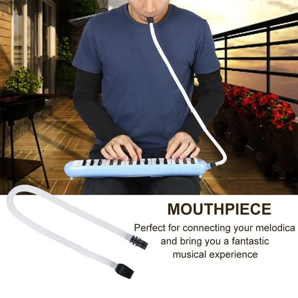 KGD848 Piano Accessories ABS Melodica Flexible Tube Stretchable Currency Melodica Tube Mouth Replaceable Pianica Mouthpiece Blowpipe