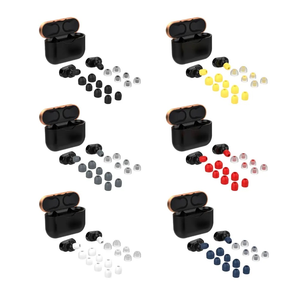 Tai nghe nhét tai bằng silicon, 7 cặp, Thay thế, Tương thích với Sony WF-1000XM3 Tai Nghe Nhét Tai Nghe Âm Thanh Nổi Không Dây Chân Thực