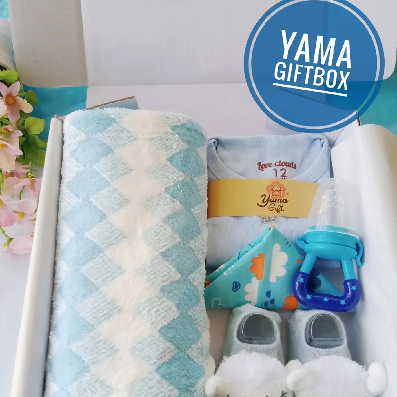 yama giftbox hampers bayi kado lahiran handuk kotak series 1
