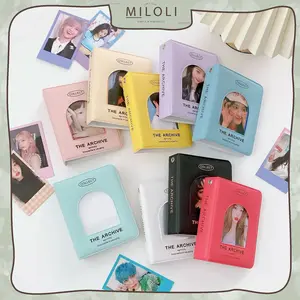 [MILOLI] PHOTO ALBUM 40 POCKET Album Mini Card Collet Book Picture Storage Polaroid Aesthetic Buku Binder Album Book - F0396