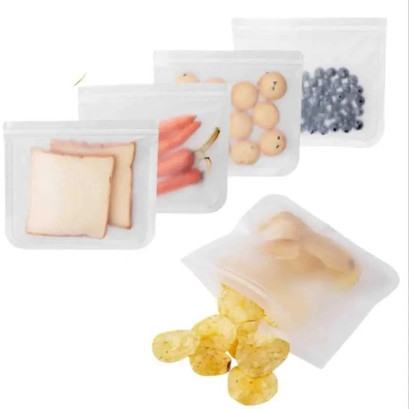 Kantong Plastik Organizer Makanan Silicone Food Bag 1
