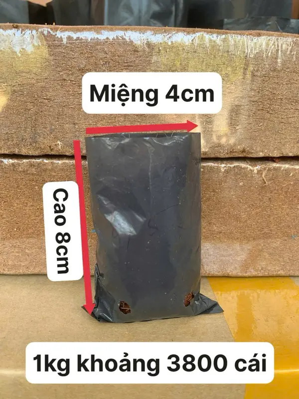 Sét 1kg túi ươm cây- số lượng nhiều( chọn  size) 5
