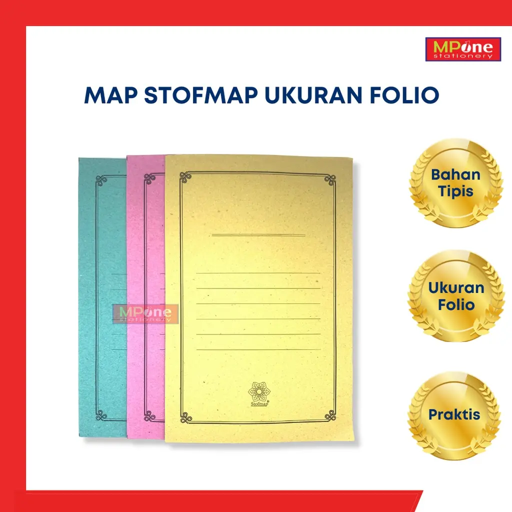 Stofmap Folio / Map Kertas / Stofmap Kertas Folio - Shop | Tokopedia