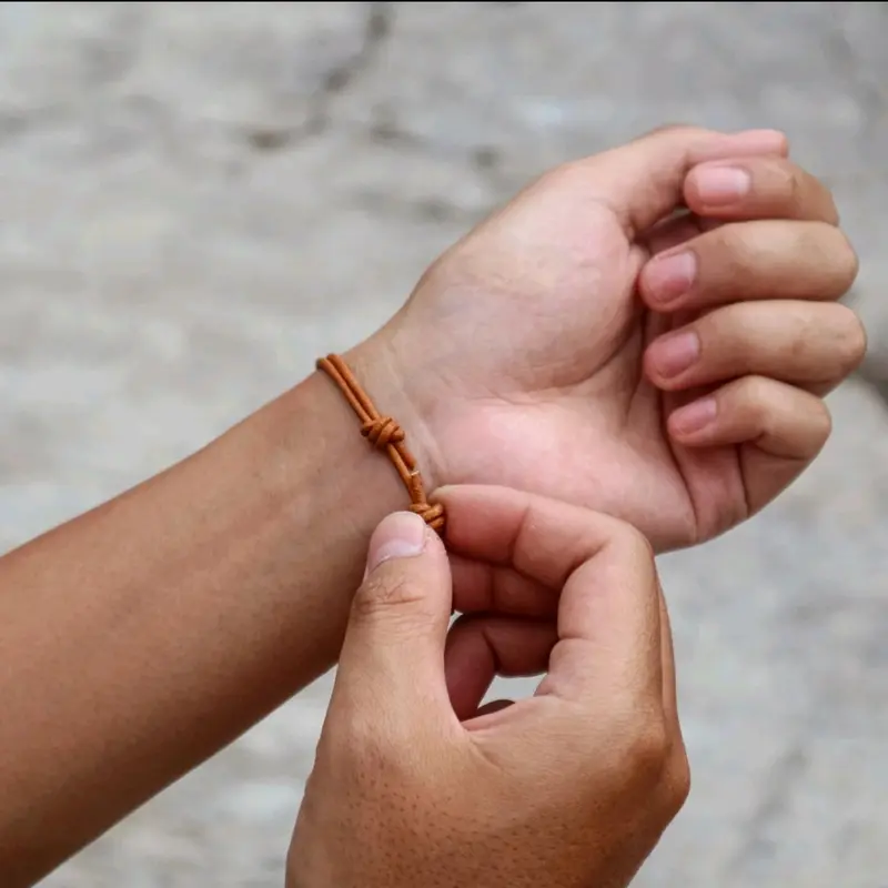 Gelang Kulit Adjustable - Rasa Leather Bracelet 2