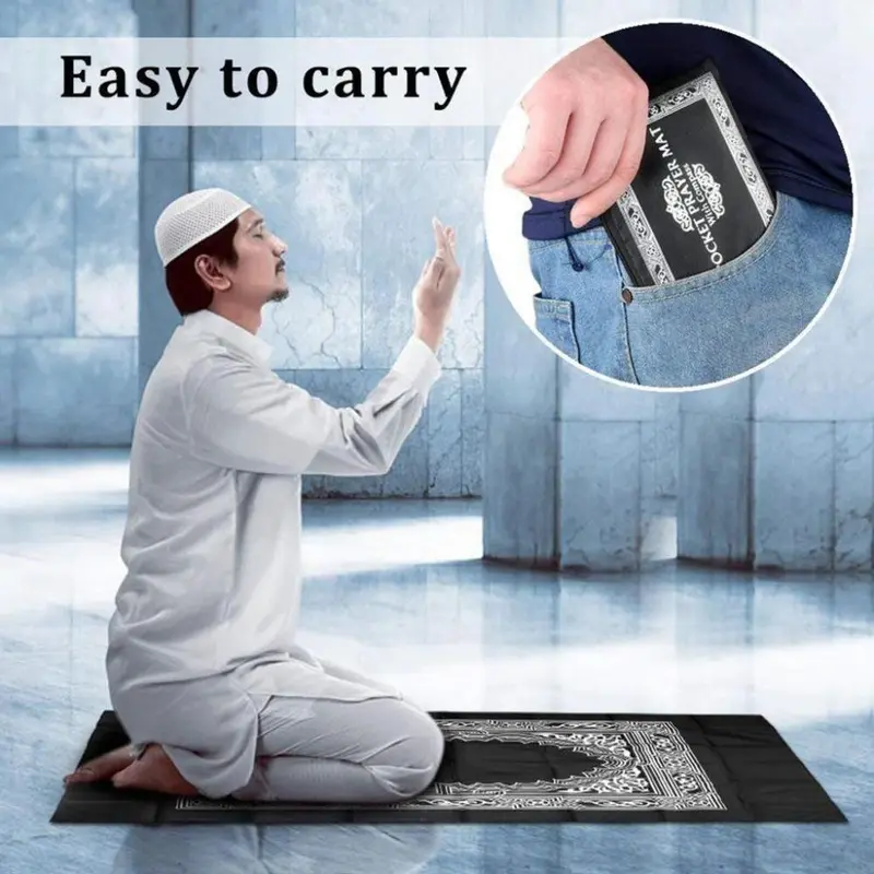 Thảm Cầu Nguyện Hồi Giáo, Thân Thiện Với Du Lịch, Thiết Kế Nhỏ Gọn Và Nhẹ 4