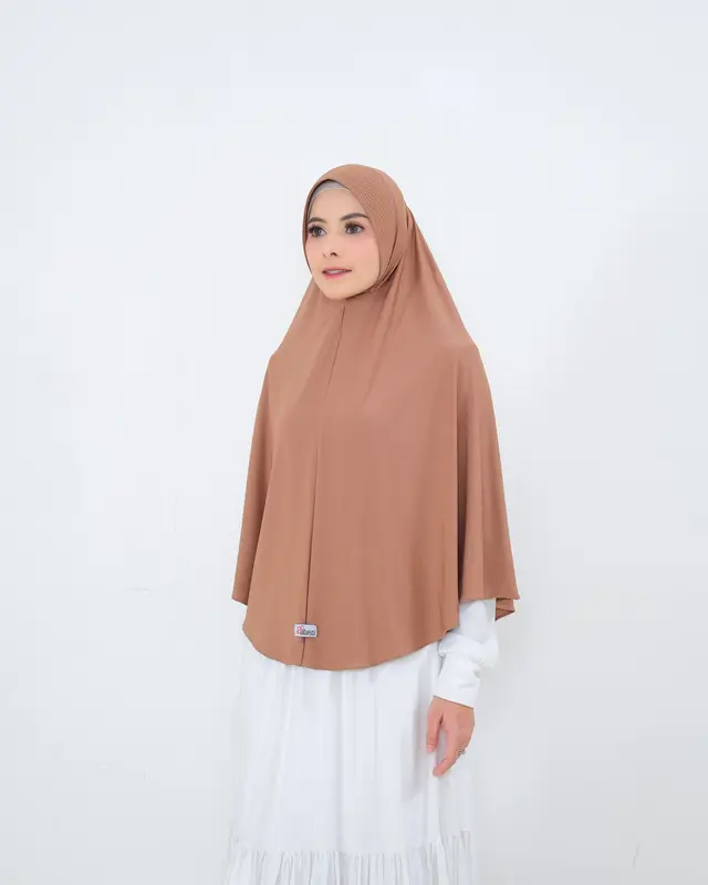 alfaeyza - Hijab Syar'i Bergo Instan Jersey Khadija Size XL 1