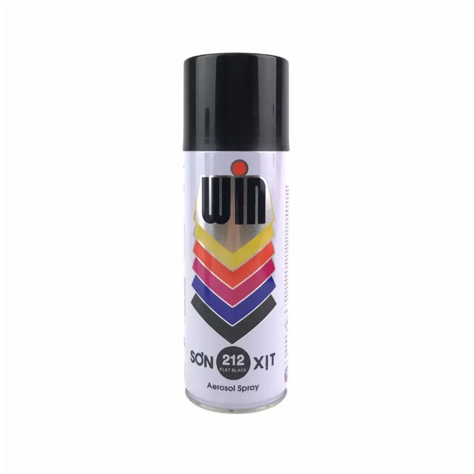 Chuyên sơn xịt đen nhám 212, Sơn xịt chuyên dùng cho xe máy MÀU ĐEN MỜ (ĐEN NHÁM) chống cháy, Chống rạn nứt
