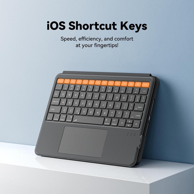 Portable Tablet Keyboards, Removable & Adjustable Bracket Tablet Protective Case, Tablet & Computer Accessories Compatible with iPad 10th Generation 8